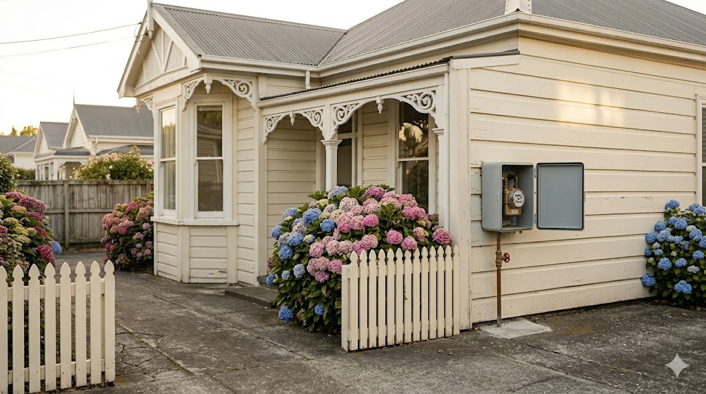 Auckland gas meter being decommissioned during disconnection